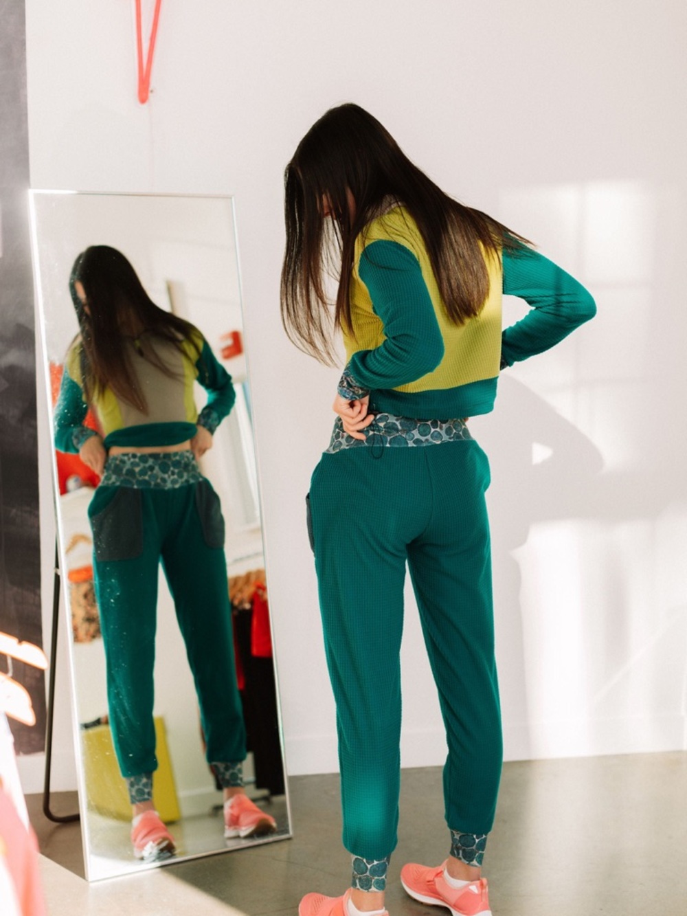 Youer Colorblock Fleece Chill Pant